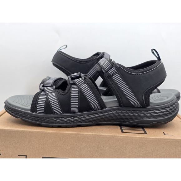 Propet TravelActiv Adventure Women's Sandal – Black & Gray - Size 11 - Picture 9 of 11